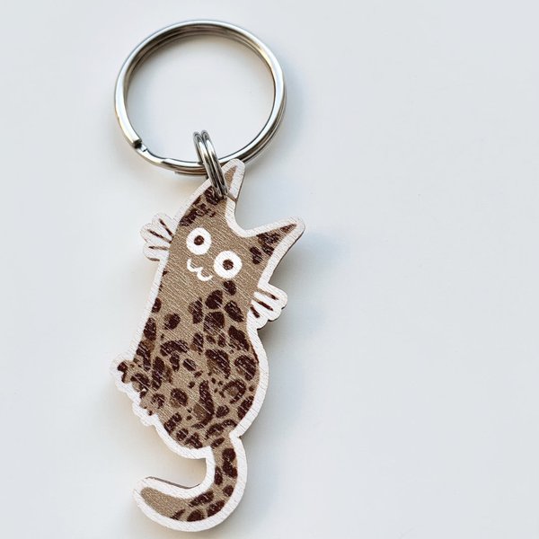2nd quality Bengal cat, Keychain