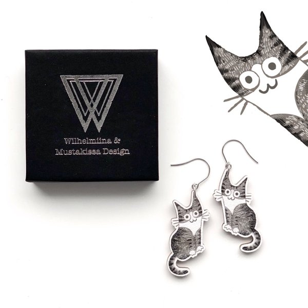 Harry the Cat, earrings
