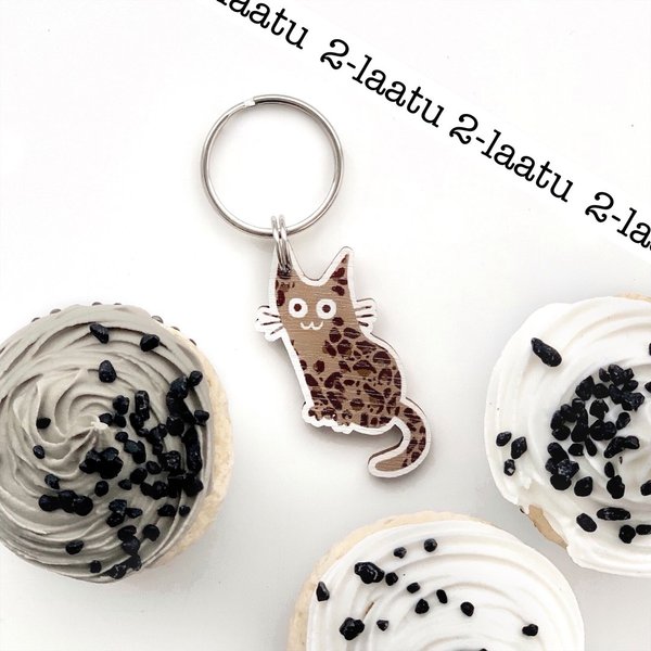 2nd quality Bengal cat, Keychain
